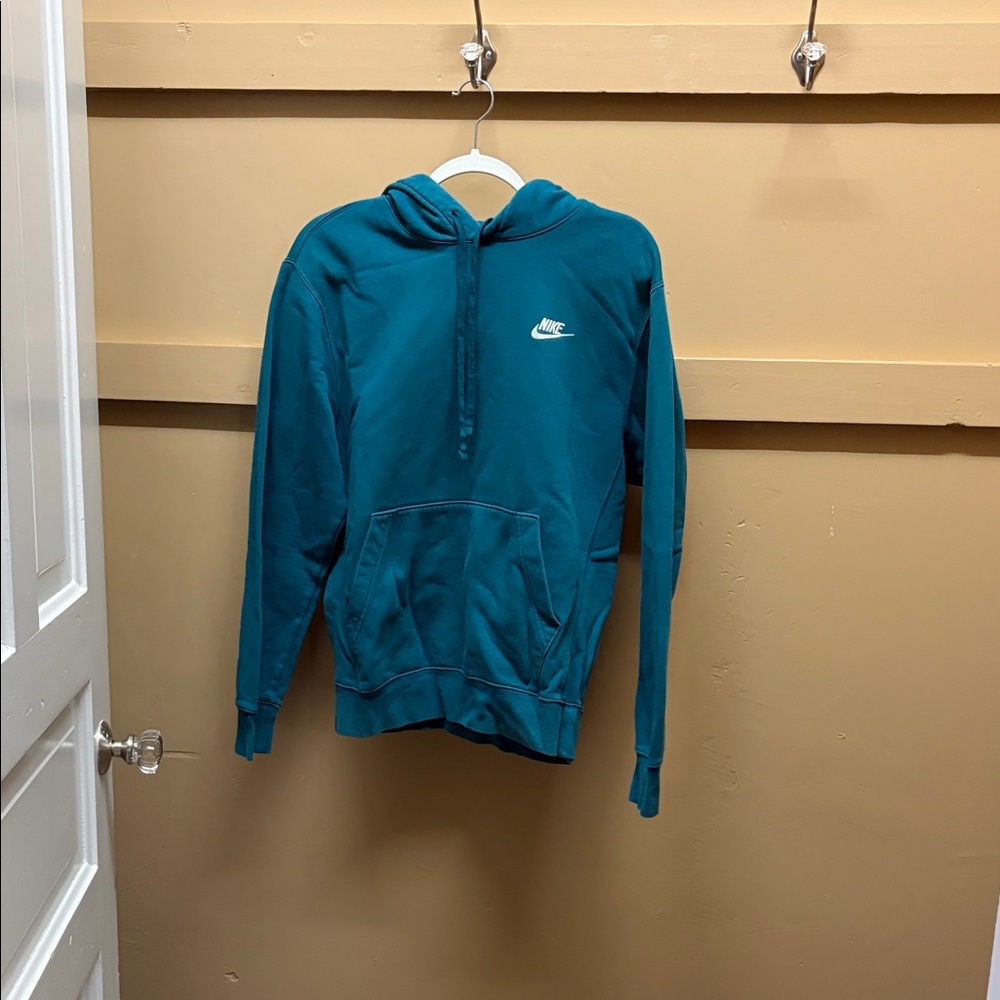 Nike Turquoise Hoodie with Logo